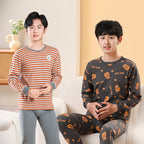 Children's Pajamas Cotton Boys' Base Teen Underwear Suit