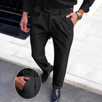 Mens American-style Straight-leg Business-casual Trousers