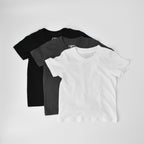 3-PACK RAD ORGANICS TEES - MONOCHROME