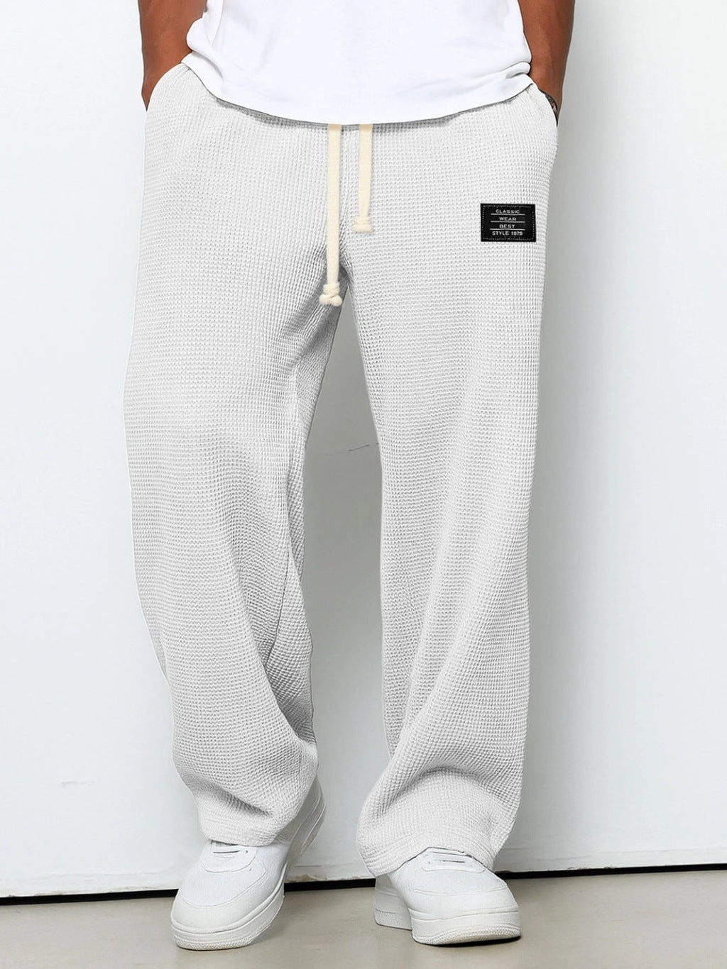 Men's Spring And Autumn Fashion Brand Loose Drooping Straight Exercise Casual Pants