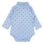 stylesilove Infant Toddler Baby Boys Blue Romper, Pants, Vest and Hat 4-Piece Gentlemen Formal Wear Clothing Set