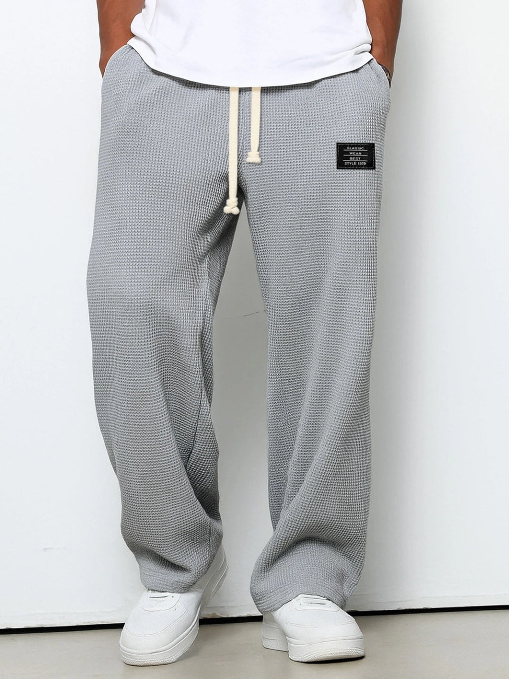 Men's Spring And Autumn Fashion Brand Loose Drooping Straight Exercise Casual Pants