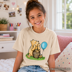 Kids Charming Winnie-the-Pooh Cute T-Shirt, Trendy Youth Tee