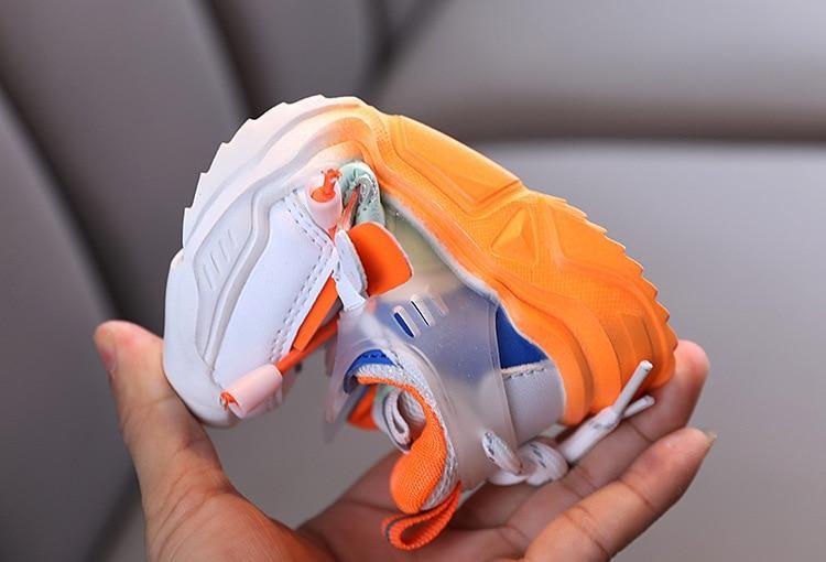 Baby Girls Boys Casual Shoes Soft Bottom Non-slip Breathable Outdoor Fashion Kids Sneakers Children Sports Shoes