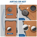 Men's High-grade Large Capacity Swiping Flip Metal Men's Wallets
