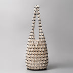 Women's Hollow Hand-woven Design Wooden Bead Summer Handbags