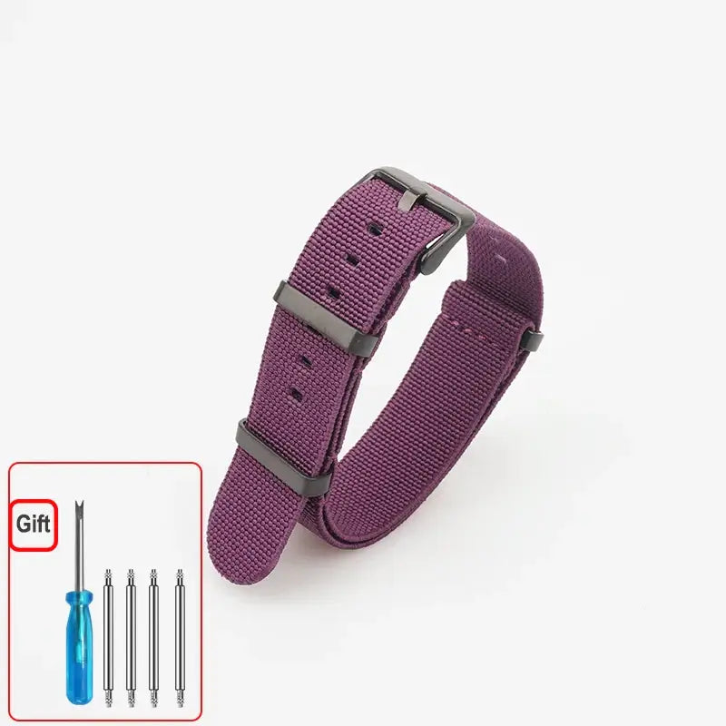 Amazfit One-Piece Elastic Nylon Watch Band with Pin Buckle
