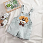IENENS Summer Kids Baby Boys Jumper Pants Denim Shorts Jeans Overalls Toddler Infant Girl Playsuit Clothes Clothing Trousers