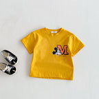 Fashion Casual T-shirt Children's Clothing Printed Cartoon Kids Short Sleeve Tops Tees Boutique Boys Girls Clothes O-neck Tshirt