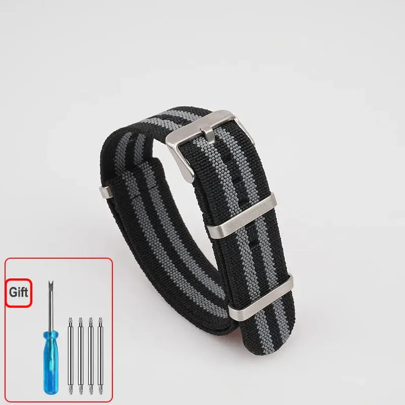 Amazfit One-Piece Elastic Nylon Watch Band with Pin Buckle