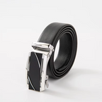 New Leather Durable Men Ratchet Crocodile Belt Automatic Buckle Straps