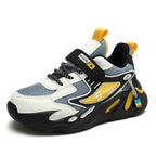 Children Sneakers for Boys Mesh Breathable Running Sports Shoes Kids Girls Flat Casual Shoes Big Size 40