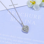925 Sterling Silver Zircon Heart Pendant Necklaces For Women Luxury Designer Jewelry Gift Female Wholesale Jewellery Trend 2024