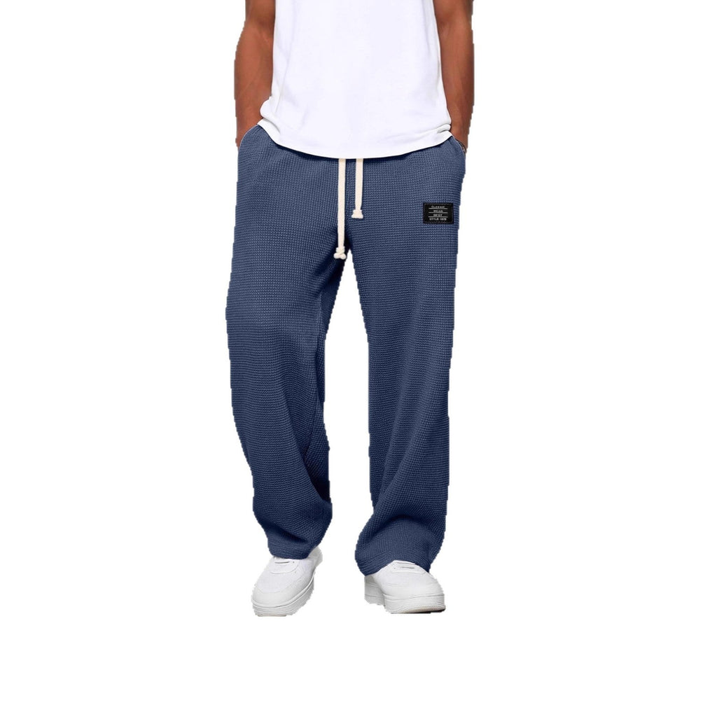 Men's Spring And Autumn Fashion Brand Loose Drooping Straight Exercise Casual Pants