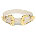 Double Buckle Western Waist Belt for Women