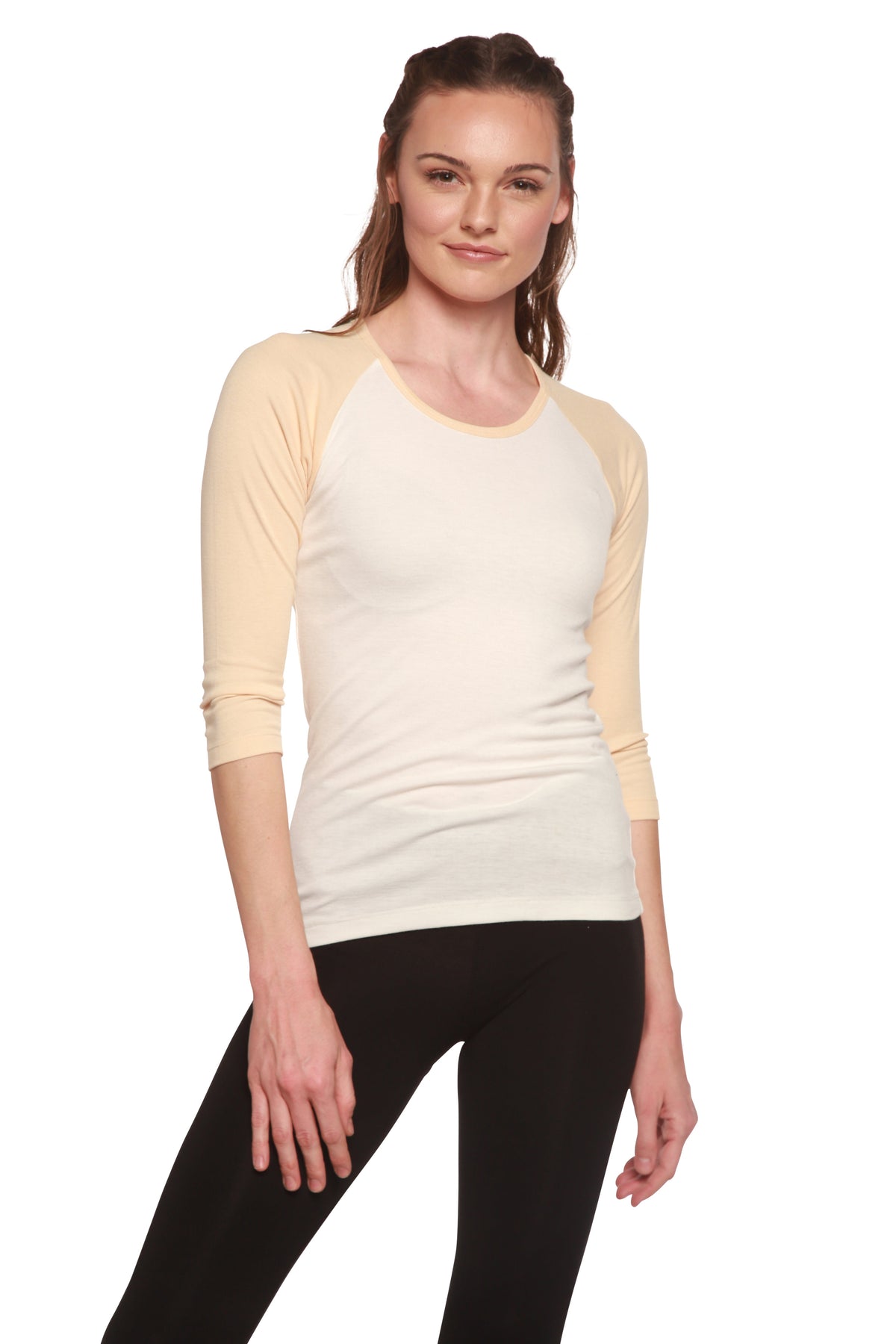 Clearance Women's Bamboo Viscose/Sorona 3/4 Sleeve T-Shirt