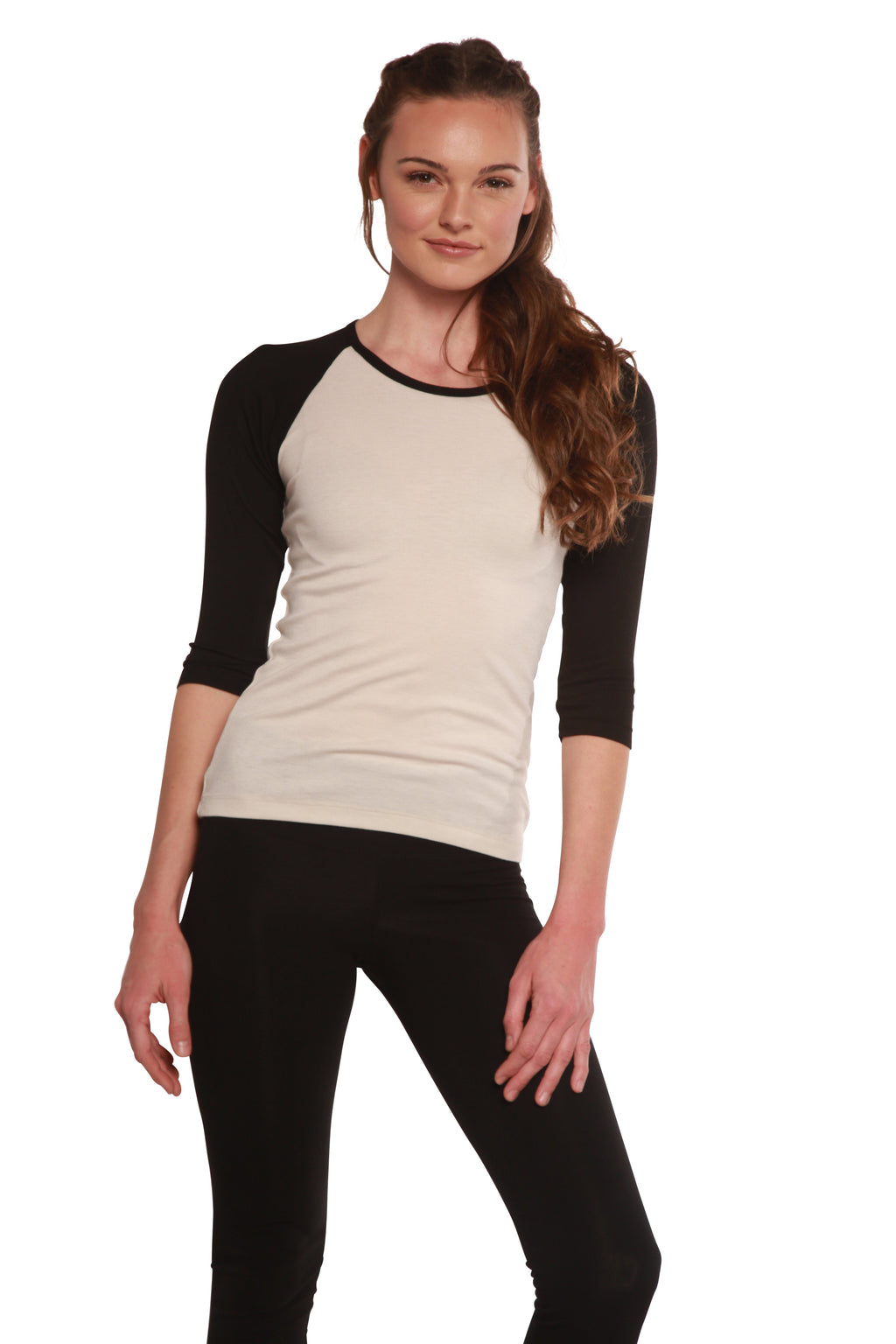 Clearance Women's Bamboo Viscose/Sorona 3/4 Sleeve T-Shirt