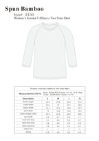 Clearance Women's Bamboo Viscose/Sorona 3/4 Sleeve T-Shirt
