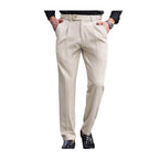 Mens American-style Straight-leg Business-casual Trousers