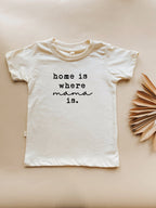 Home is Where Mama Is Organic Kids T-shirt