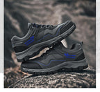 Popular Outdoor Casual Shoes Hiking Men High Quality Sneakers Mountain Climbing Work Footwear Hiking Shoes Low Cut Boots Leather Walking Shoes For Outdoor Training Casual Work