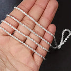Twist Rope Chain Necklace Women's Jewelry Accessory