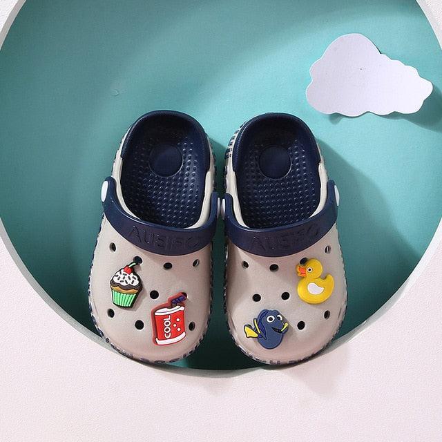 Unisex Children Slippers For Boys Girls New Summer Kids Beach Shoes Baby Toddler Soft Shoes Home Indoor Slippers Summer Lightweight Shockproof Non-Slip Water Shoes Garden Shoes For Beach Pool